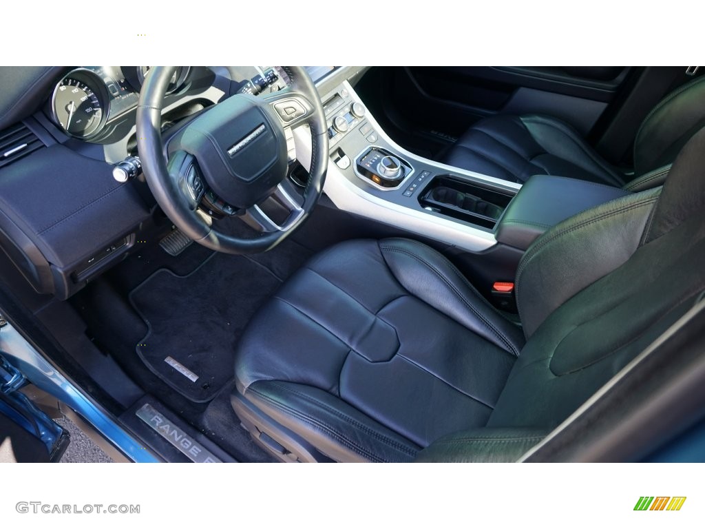 2013 Range Rover Evoque Pure - Mauritius Blue Metallic / Ebony photo #9