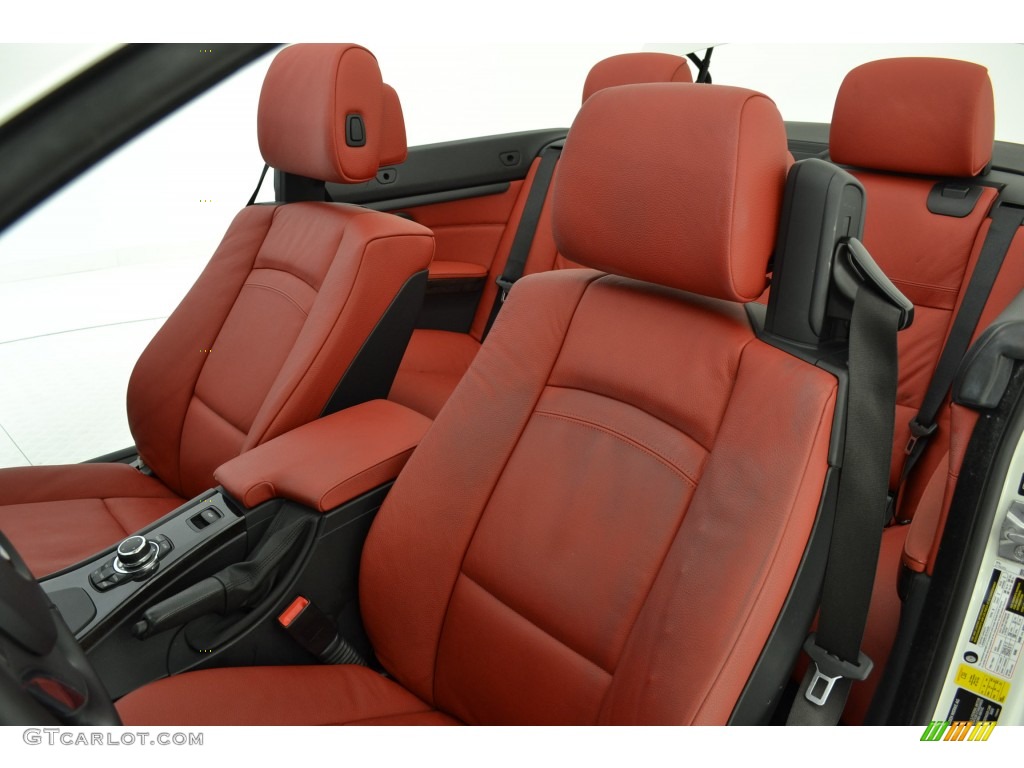 Coral Red/Black Interior 2013 BMW 3 Series 328i Convertible Photo #108718696