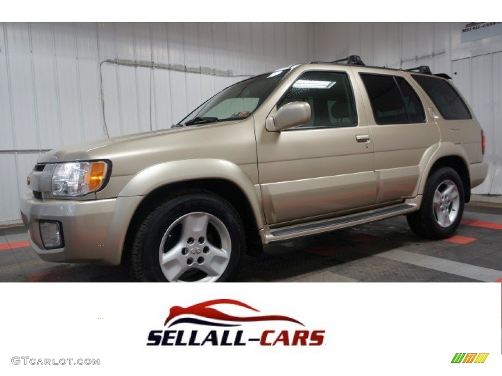 2001 QX4 4x4 - Tuscan Beige Metallic / Stone Beige photo #1