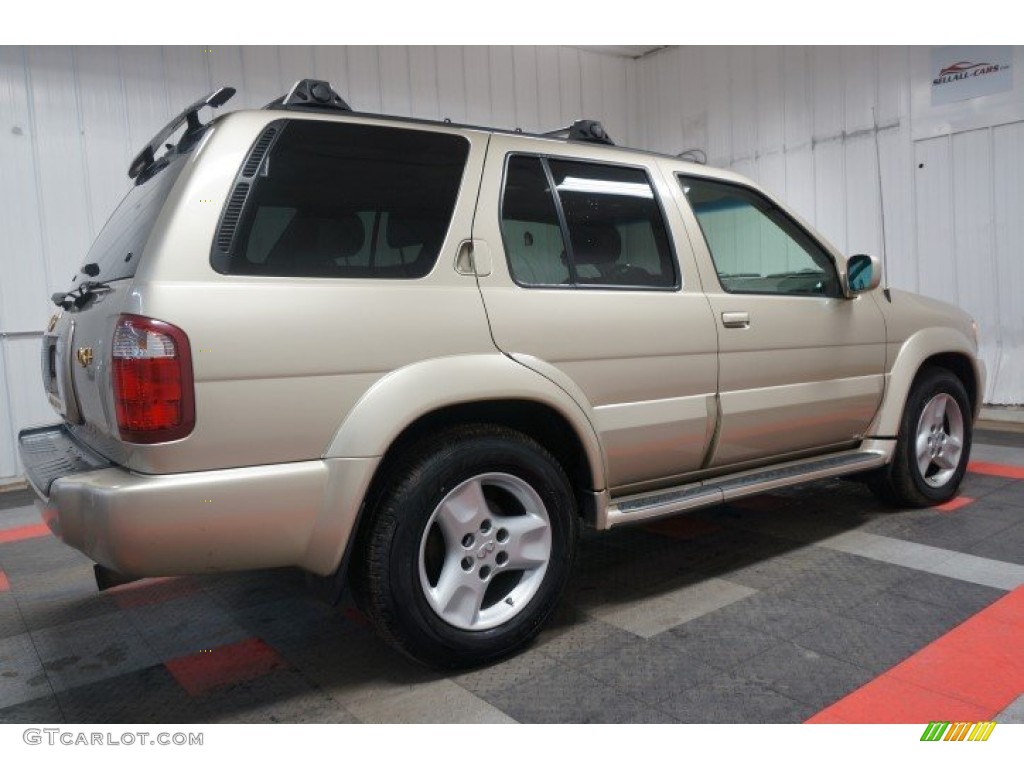 2001 QX4 4x4 - Tuscan Beige Metallic / Stone Beige photo #7
