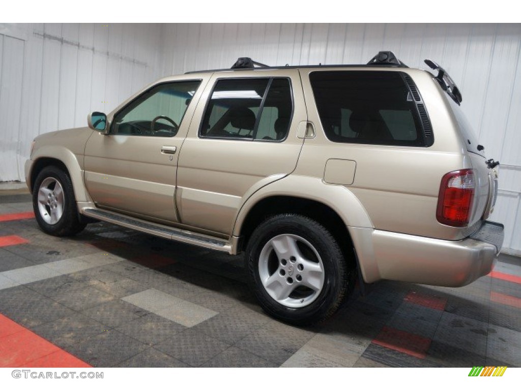 2001 QX4 4x4 - Tuscan Beige Metallic / Stone Beige photo #11