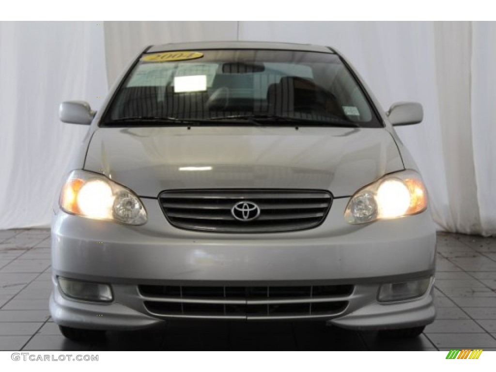 2004 Corolla S - Lunar Mist Silver Metallic / Black photo #4