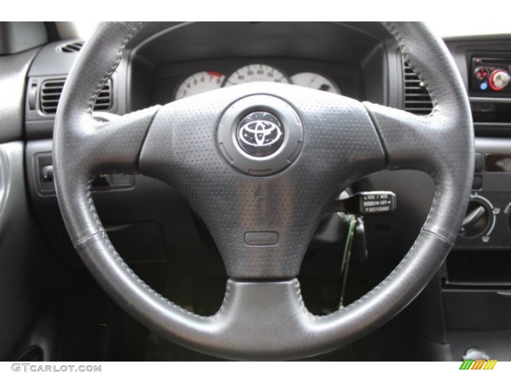 2004 Corolla S - Lunar Mist Silver Metallic / Black photo #11