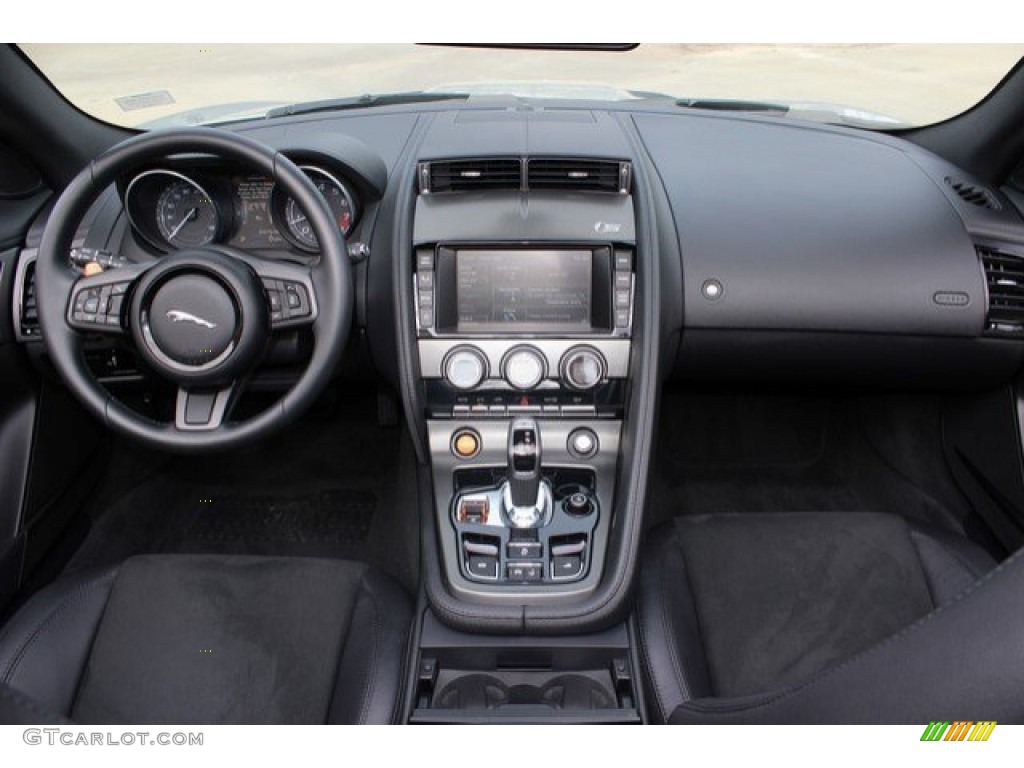 2015 Jaguar F-TYPE S Convertible Jet Dashboard Photo #108723390