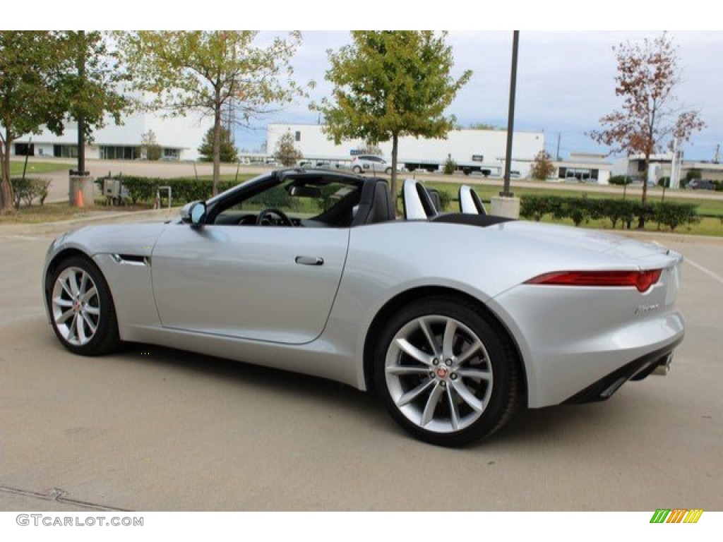 Rhodium Silver Metallic 2015 Jaguar F-TYPE S Convertible Exterior Photo #108723761
