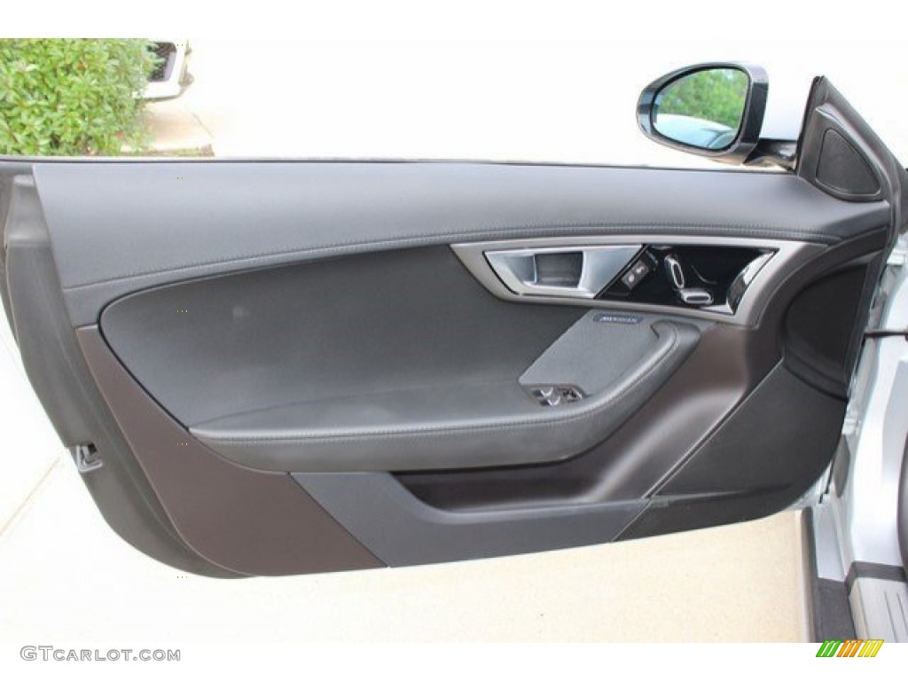 2015 Jaguar F-TYPE S Convertible Jet Door Panel Photo #108724533