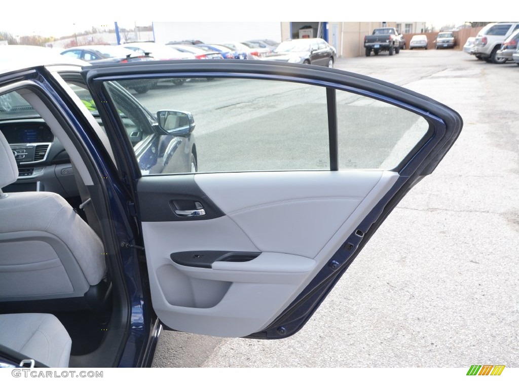 2014 Accord EX Sedan - Obsidian Blue Pearl / Gray photo #20