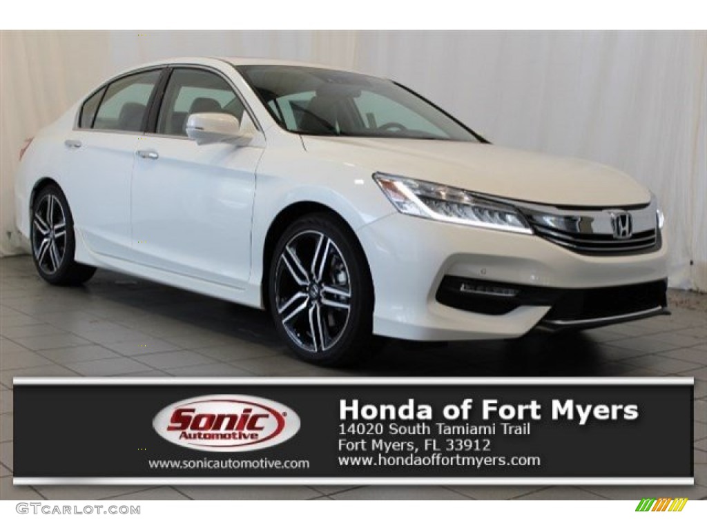 2016 Accord Touring Sedan - White Orchid Pearl / Ivory photo #1