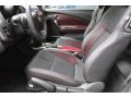 2015 Honda CR-Z Black/Red Interior Front Seat Photo
