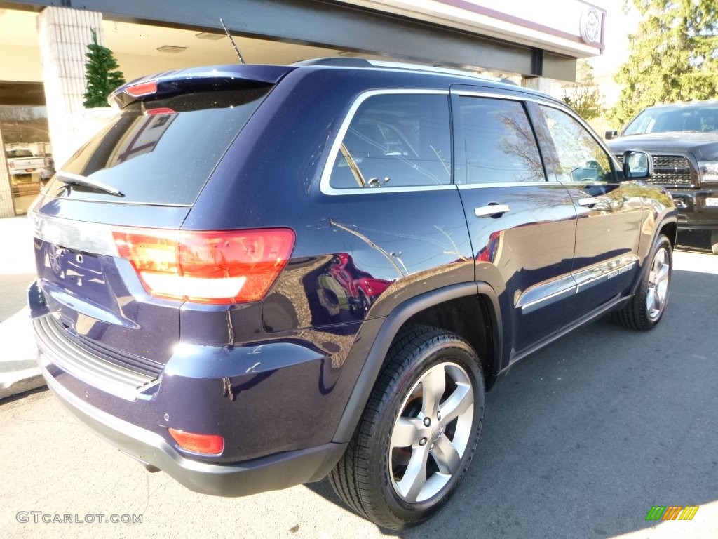 2013 Grand Cherokee Limited 4x4 - True Blue Pearl / Black/Light Frost Beige photo #2