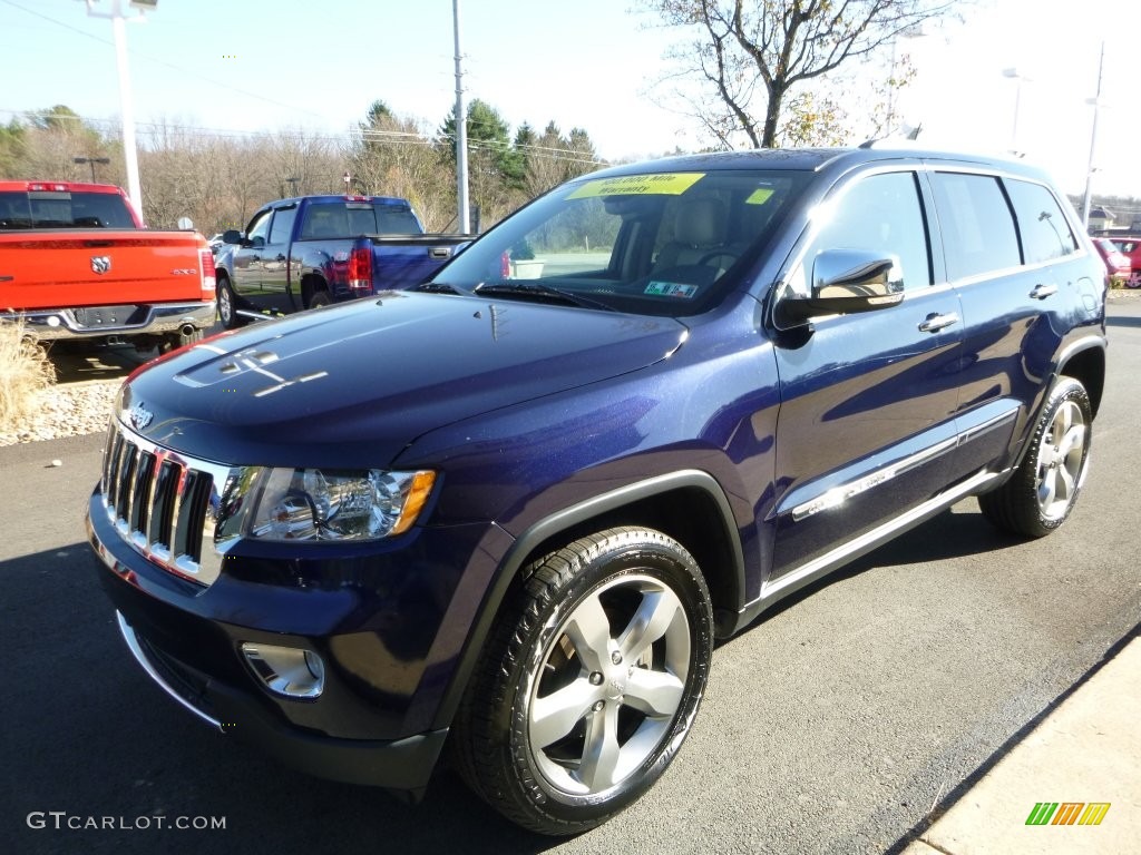 True Blue Pearl 2013 Jeep Grand Cherokee Limited 4x4 Exterior Photo #108731033