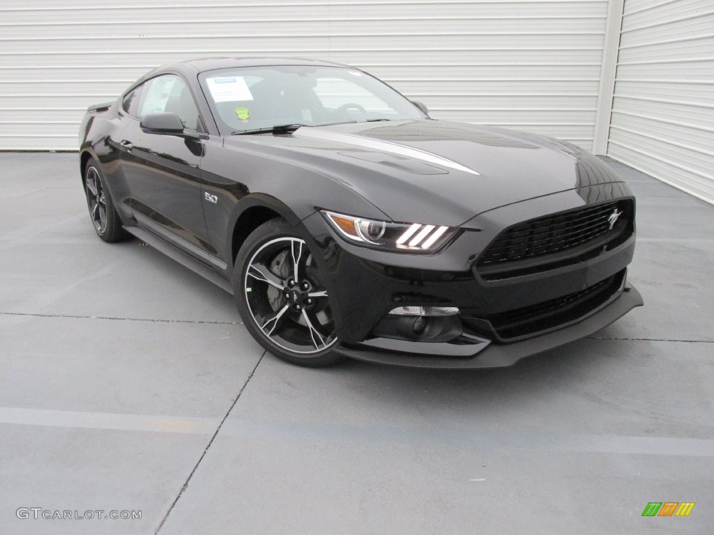 Shadow Black 2016 Ford Mustang GT Premium Coupe Exterior Photo #108731339