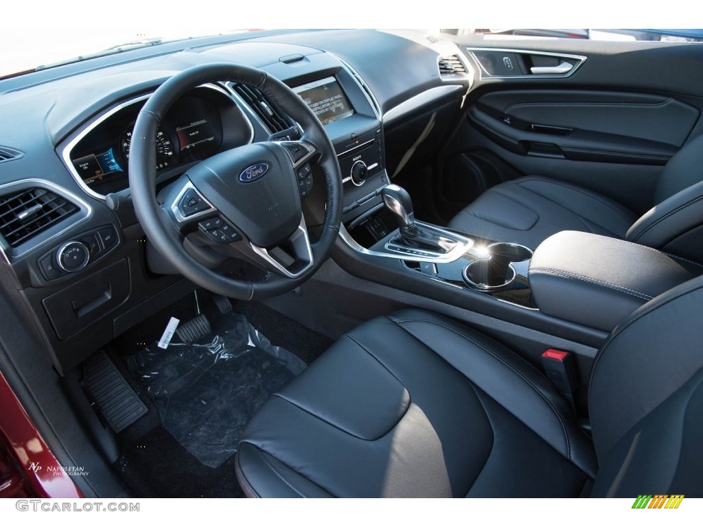 2015 Edge Titanium AWD - Ruby Red Metallic / Ebony photo #6