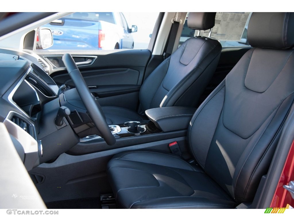 2015 Edge Titanium AWD - Ruby Red Metallic / Ebony photo #7