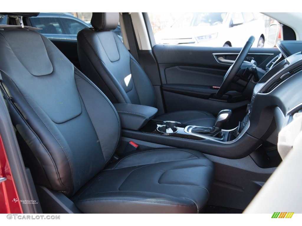 2015 Edge Titanium AWD - Ruby Red Metallic / Ebony photo #8