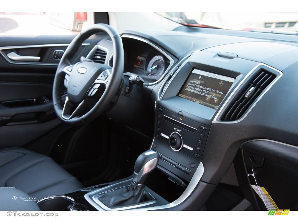 2015 Edge Titanium AWD - Ruby Red Metallic / Ebony photo #9