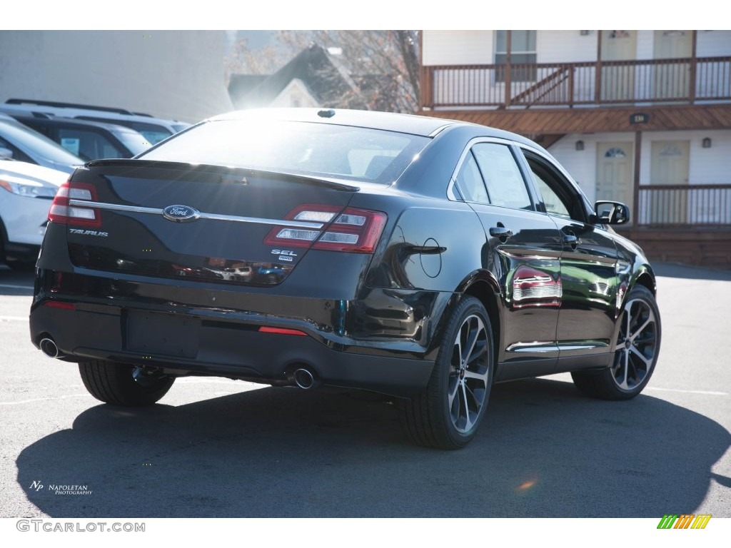 2015 Taurus SEL - Tuxedo Black Metallic / Charcoal Black photo #3