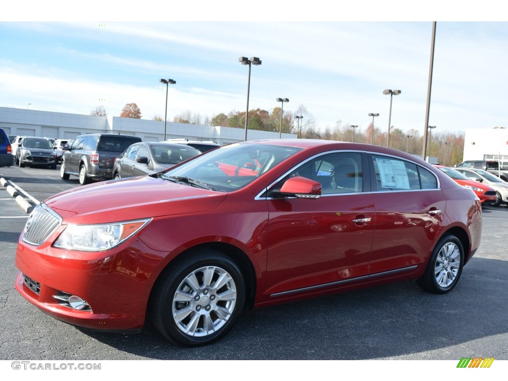 2012 LaCrosse FWD - Crystal Red Tintcoat / Cashmere photo #7