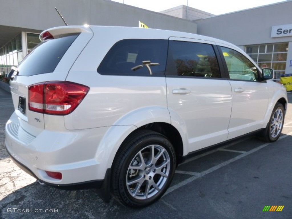 2015 Journey R/T AWD - Pearl White Tri-Coat / R/T Black/Red photo #5