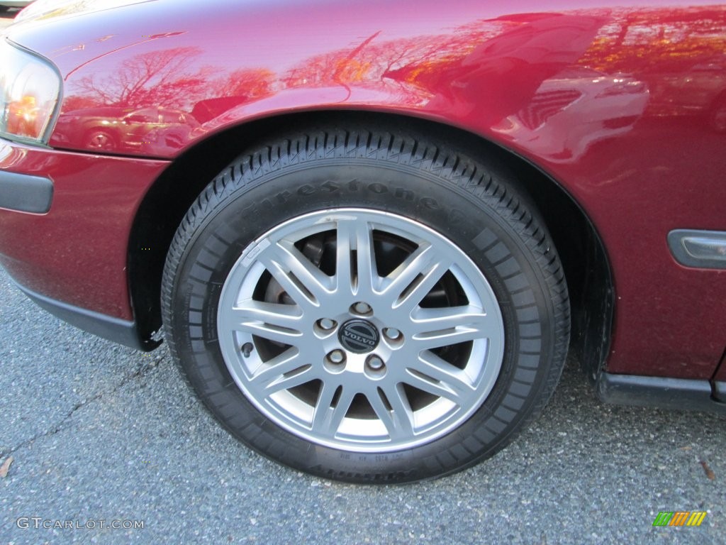 2004 S60 2.5T - Ruby Red Metallic / Taupe/Light Taupe photo #22