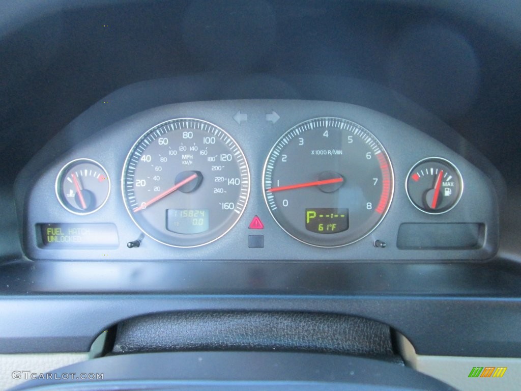 2004 S60 2.5T - Ruby Red Metallic / Taupe/Light Taupe photo #27