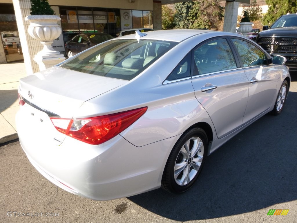 2011 Sonata Limited - Radiant Silver / Gray photo #2