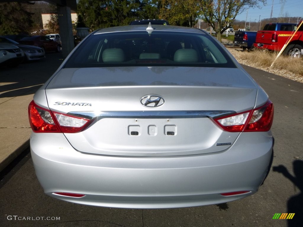 2011 Sonata Limited - Radiant Silver / Gray photo #13