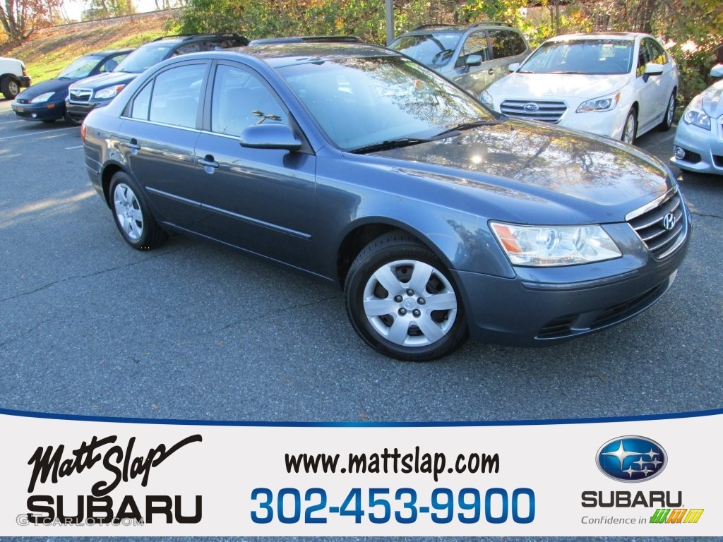 2009 Sonata GLS - Slate Blue / Gray photo #1