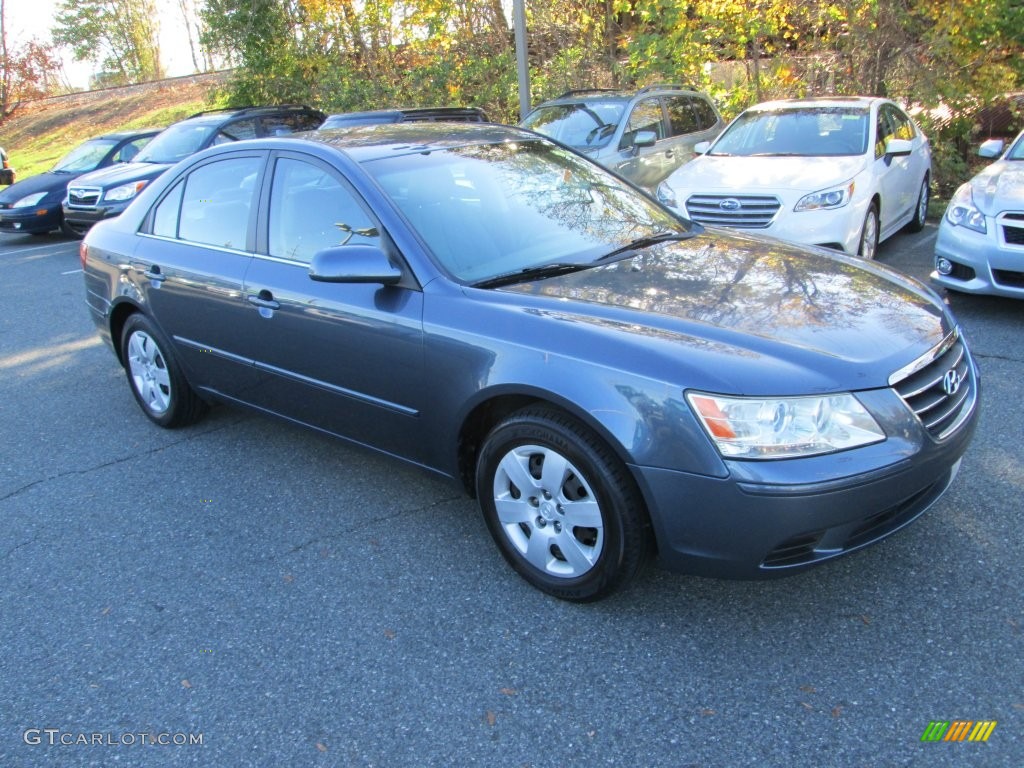 2009 Sonata GLS - Slate Blue / Gray photo #4