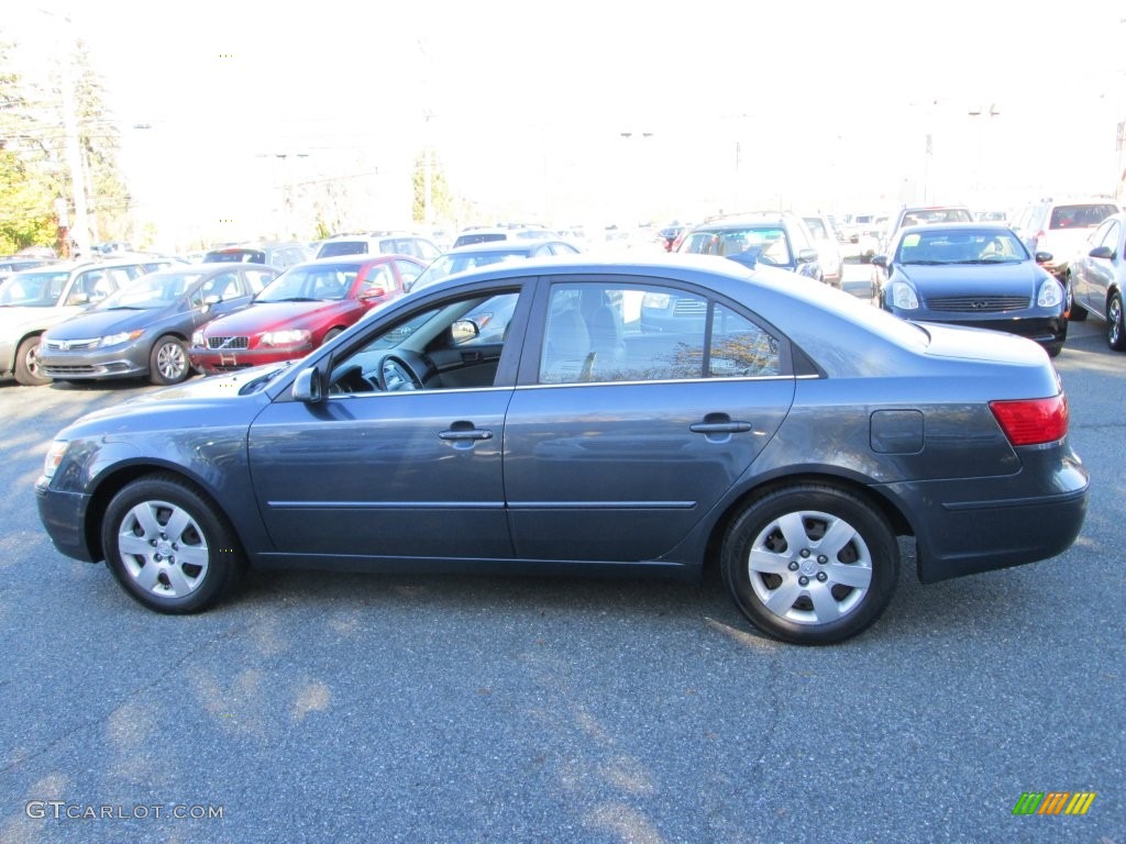 2009 Sonata GLS - Slate Blue / Gray photo #9