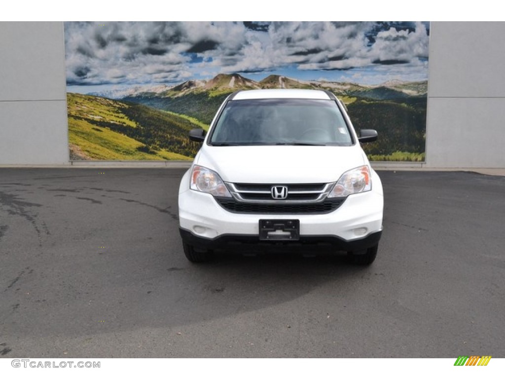 2011 CR-V LX 4WD - Taffeta White / Gray photo #6