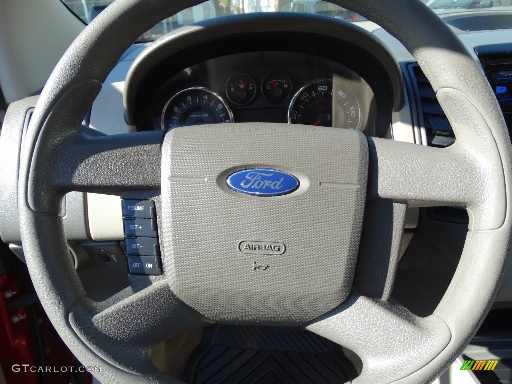 2007 Edge SE AWD - Redfire Metallic / Medium Light Stone photo #9