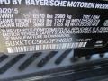 475: Black Sapphire Metallic 2016 BMW X5 xDrive40e Color Code