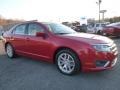 2012 Red Candy Metallic Ford Fusion SEL V6 AWD  photo #1