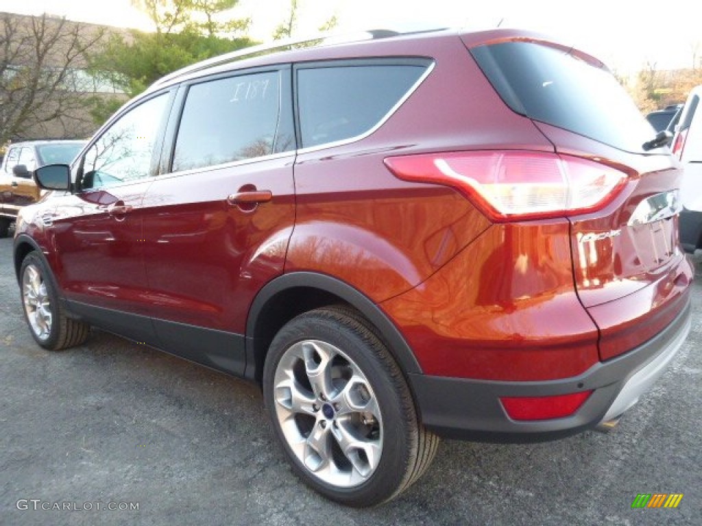 2016 Escape Titanium 4WD - Sunset Metallic / Charcoal Black photo #4