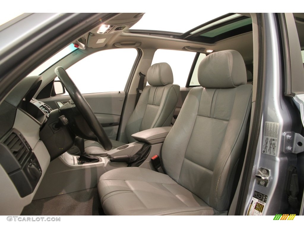 2005 X3 3.0i - Blue Water Metallic / Gray Montana Leather photo #6