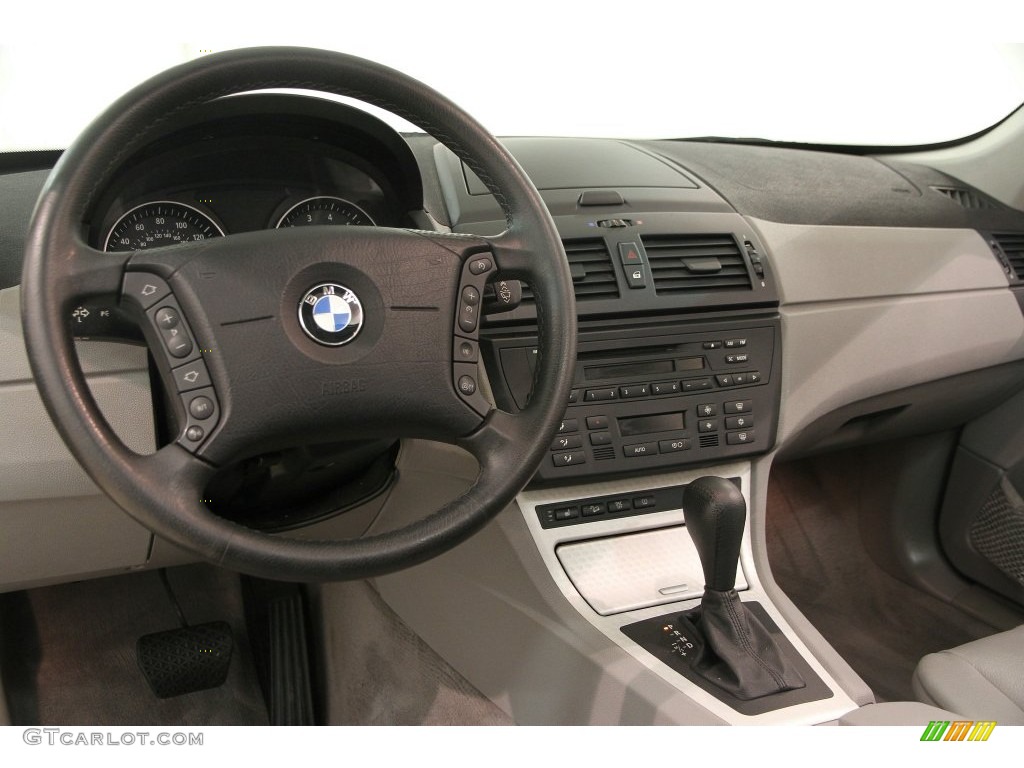 2005 X3 3.0i - Blue Water Metallic / Gray Montana Leather photo #7