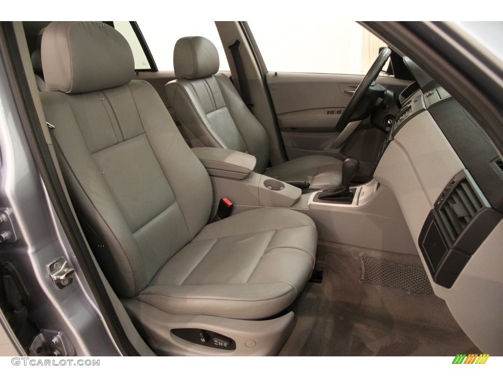 2005 X3 3.0i - Blue Water Metallic / Gray Montana Leather photo #15