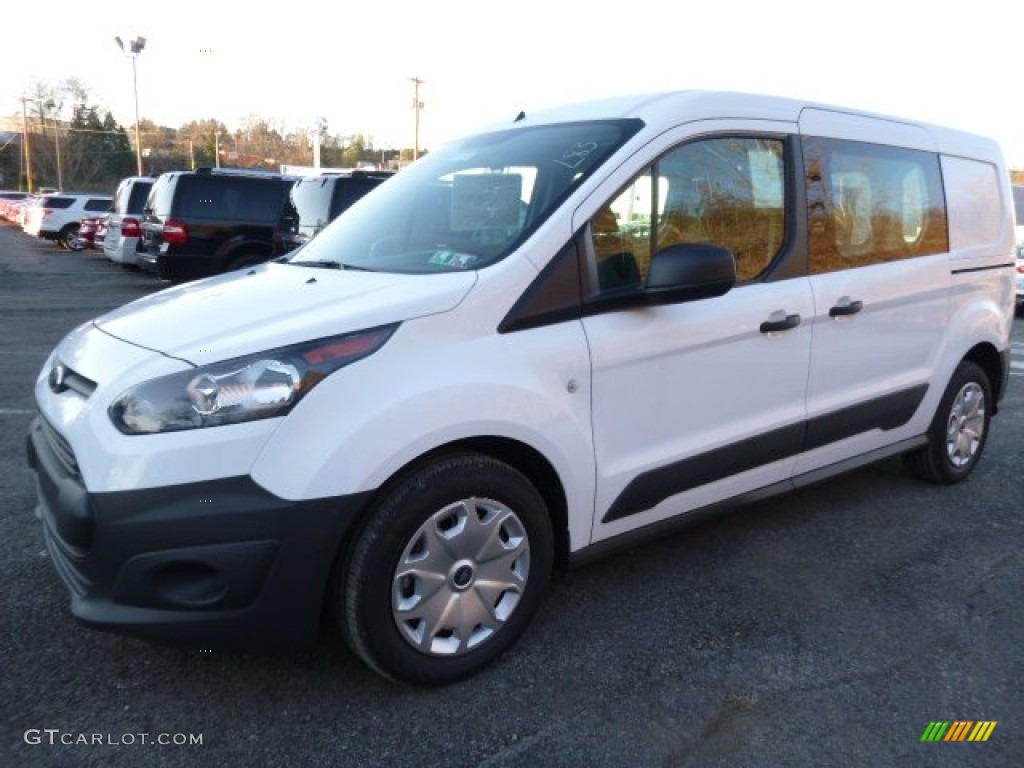 Frozen White 2016 Ford Transit Connect XL Cargo Van Extended Exterior Photo #108743354
