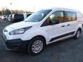 Frozen White 2016 Ford Transit Connect XL Cargo Van Extended Exterior