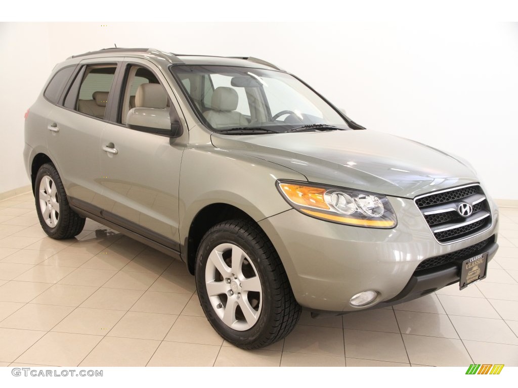 2009 Santa Fe Limited 4WD - Natural Khaki / Beige photo #1