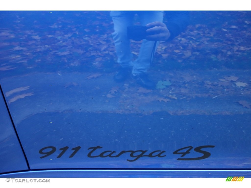 2016 911 Targa 4S - Sapphire Blue Metallic / Black/Platinum Grey photo #9