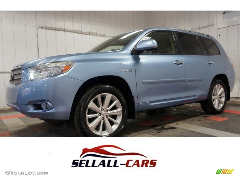 2008 Highlander Hybrid Limited 4WD - Wave Line Pearl / Sand Beige photo #1