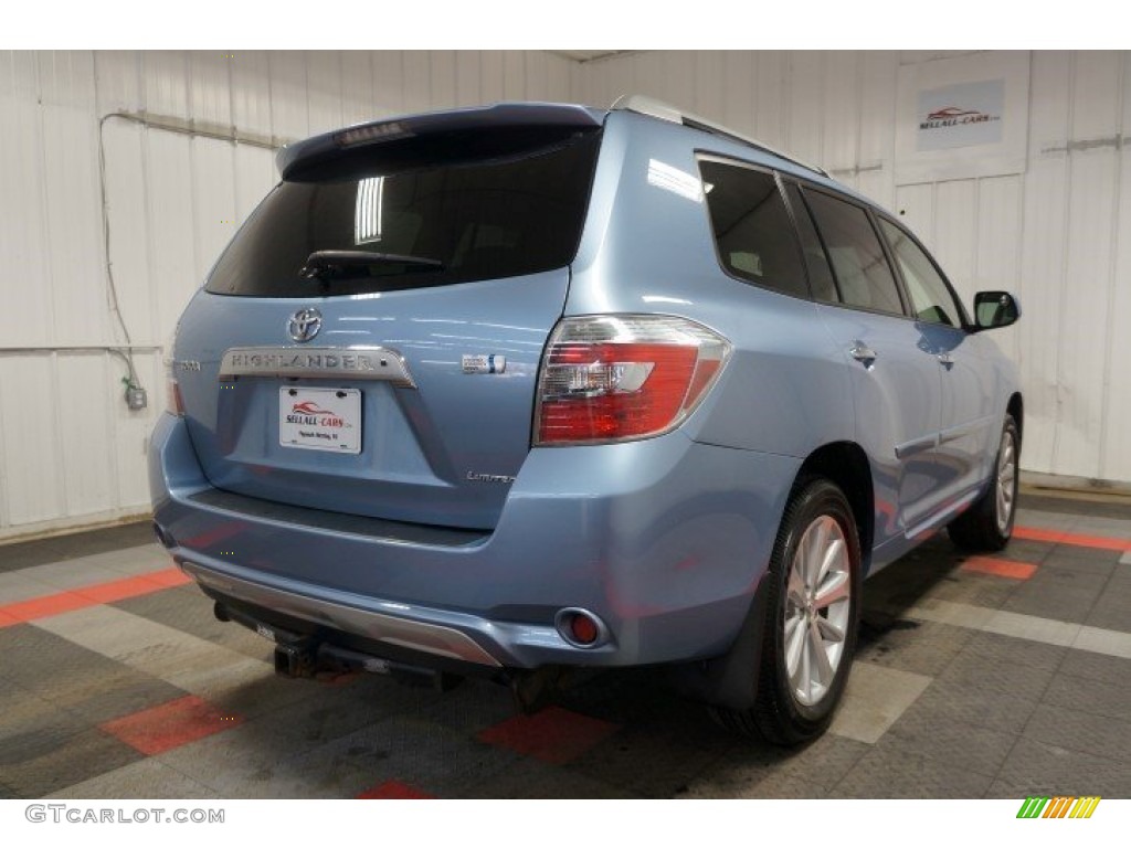 2008 Highlander Hybrid Limited 4WD - Wave Line Pearl / Sand Beige photo #8
