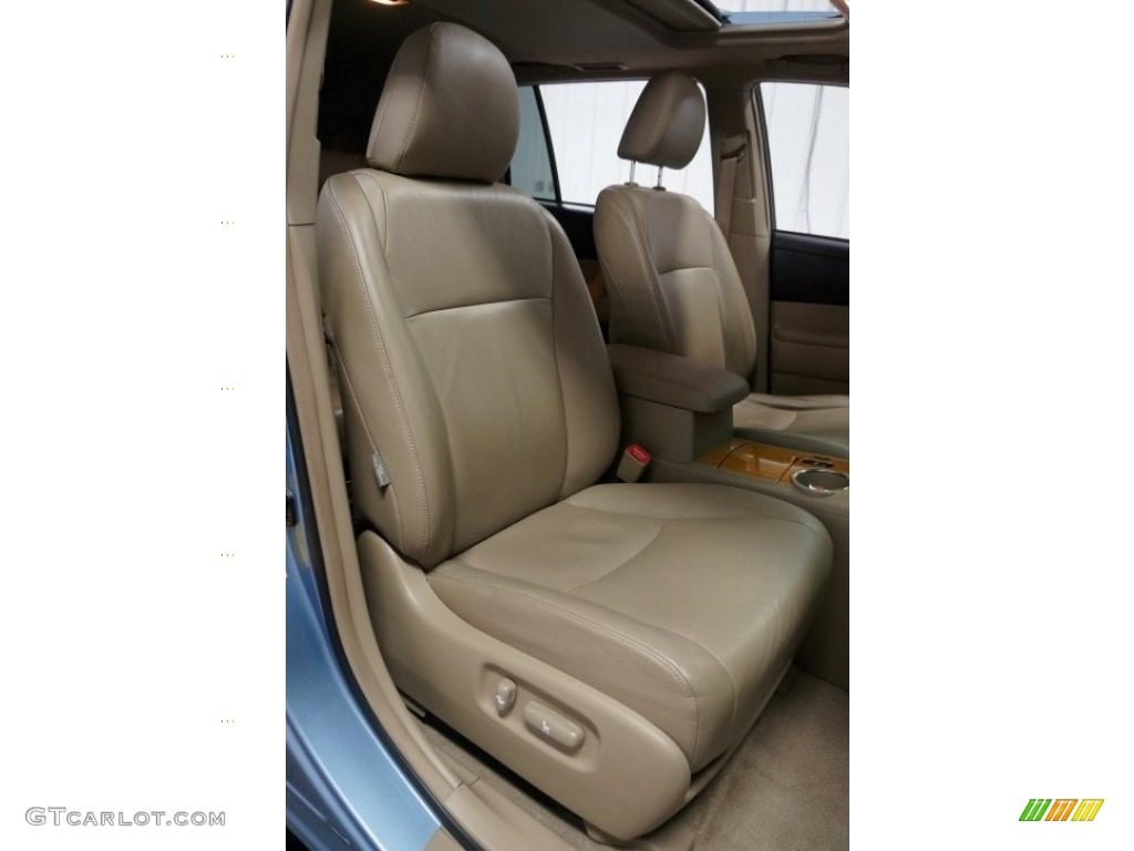 2008 Highlander Hybrid Limited 4WD - Wave Line Pearl / Sand Beige photo #18