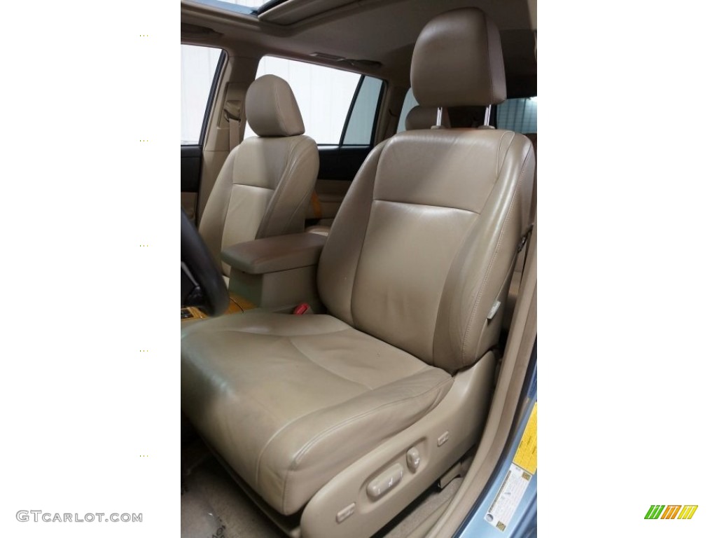 2008 Highlander Hybrid Limited 4WD - Wave Line Pearl / Sand Beige photo #23
