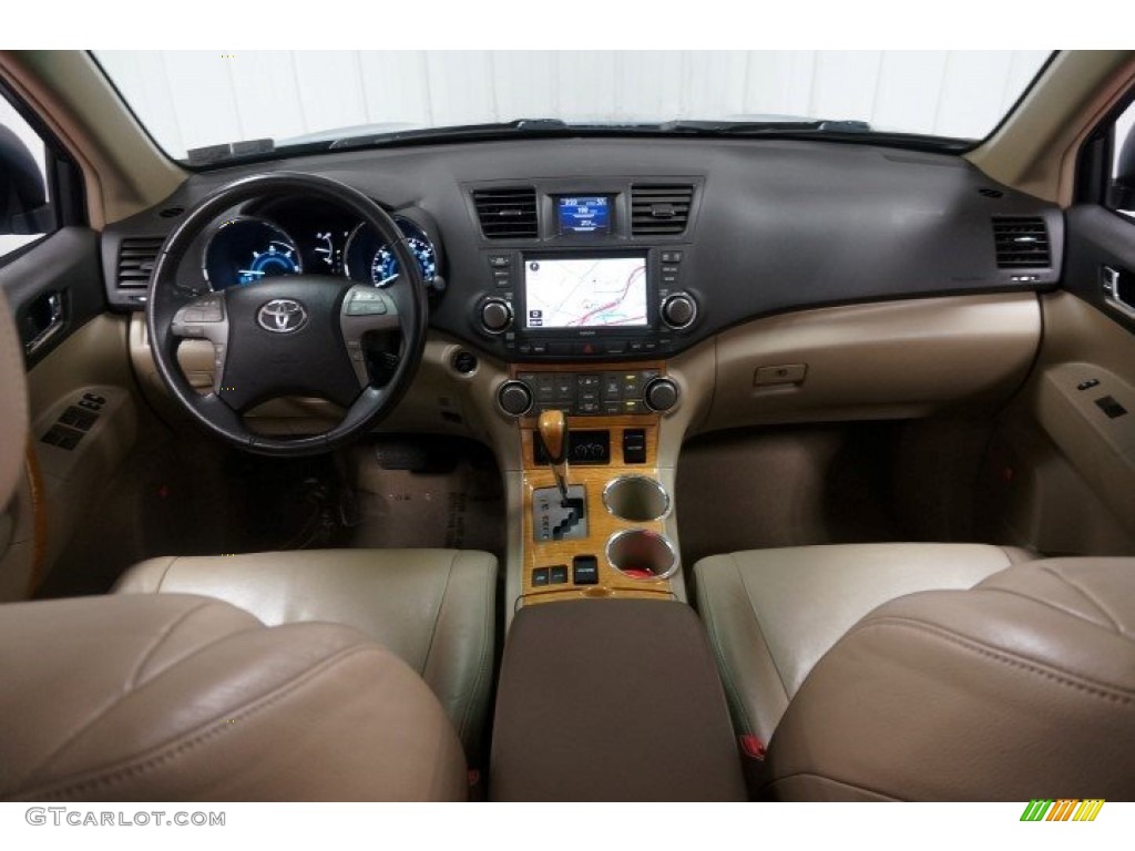 2008 Highlander Hybrid Limited 4WD - Wave Line Pearl / Sand Beige photo #26