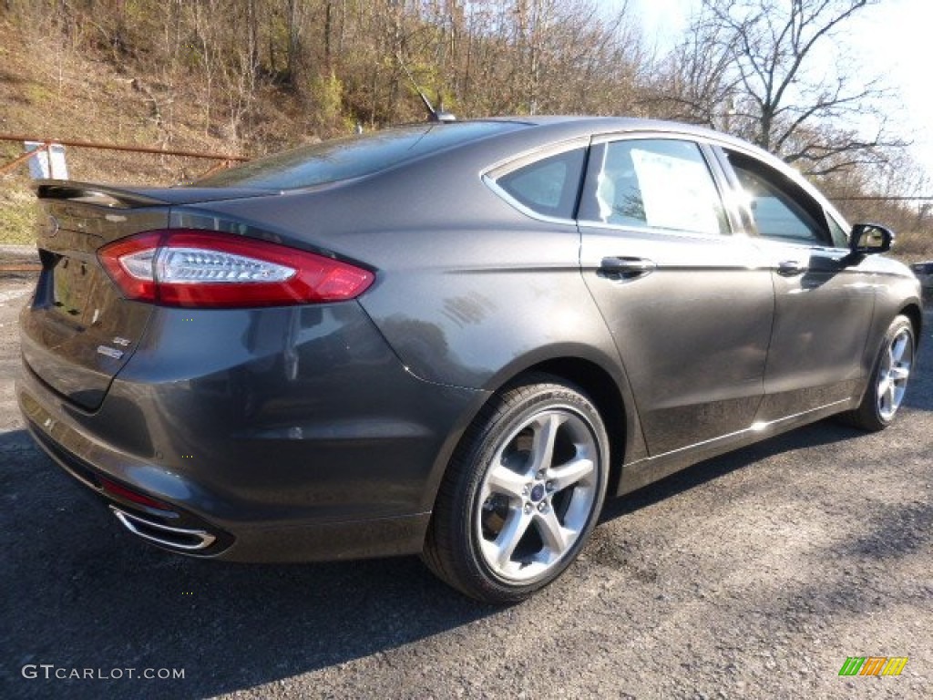 2016 Fusion SE AWD - Magnetic Metallic / Charcoal Black photo #2