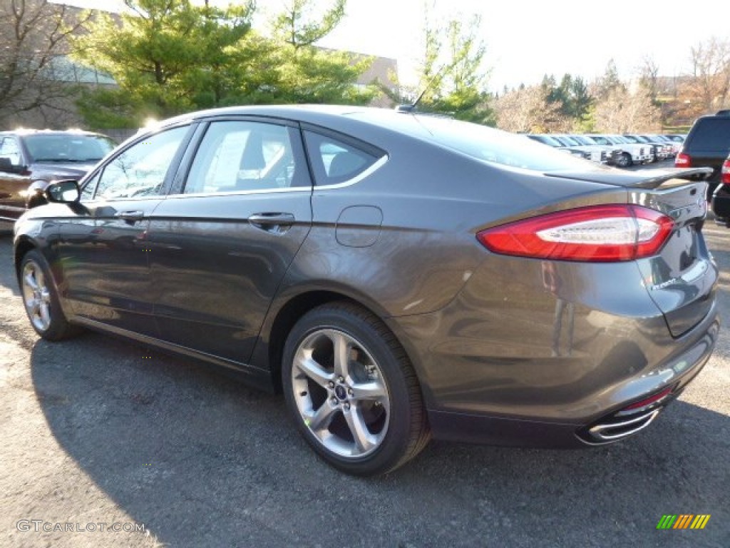 2016 Fusion SE AWD - Magnetic Metallic / Charcoal Black photo #3