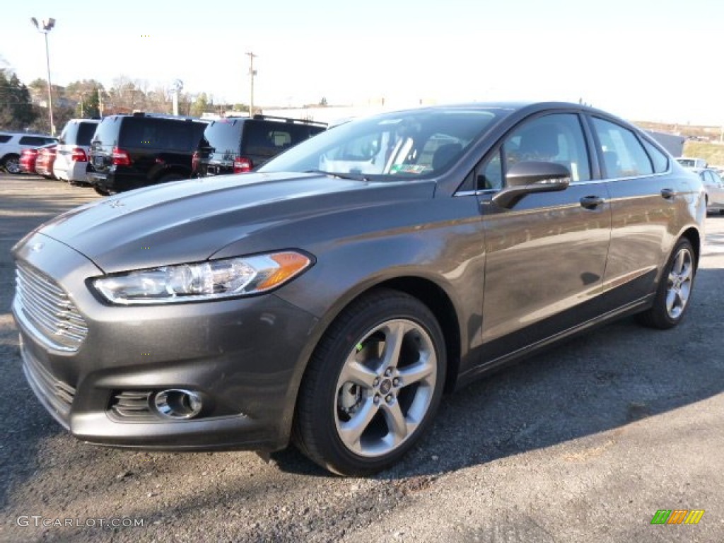 2016 Fusion SE AWD - Magnetic Metallic / Charcoal Black photo #4